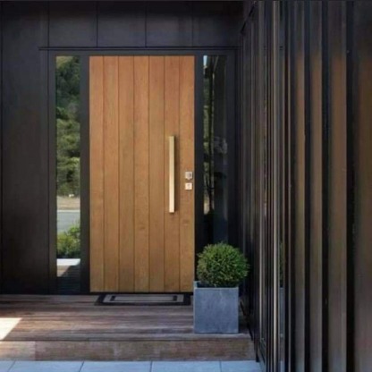 ประตูไม้มินิมอล - ประตูไม้ หน้าต่าง ราคาโรงงาน - สมคิดค้าไม้